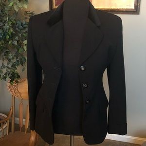 Jones New York Black Wool Blazer